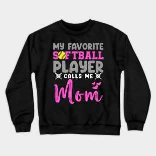 Softball Mom Crewneck Sweatshirt